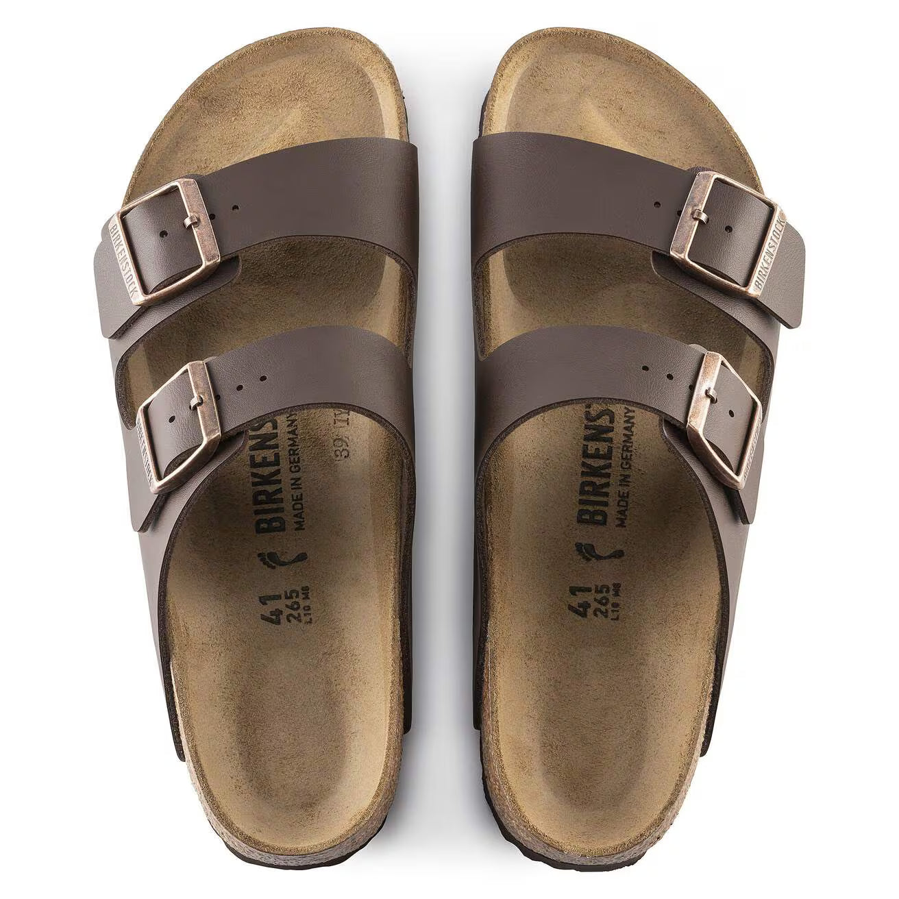 BIRKENSTOCK - Sandale ARIZONA double bride - Marron foncé
