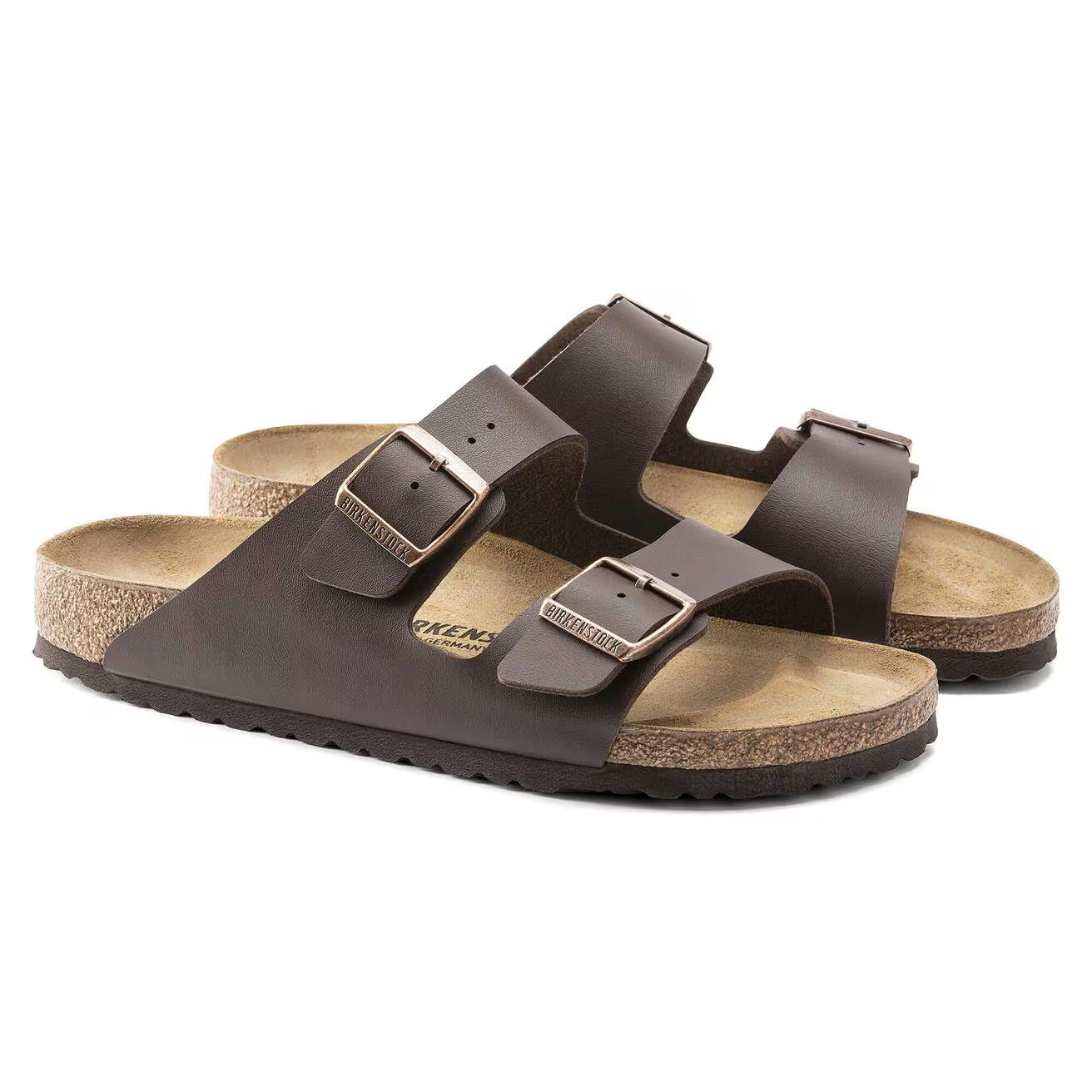 BIRKENSTOCK - Sandale ARIZONA double bride - Marron foncé