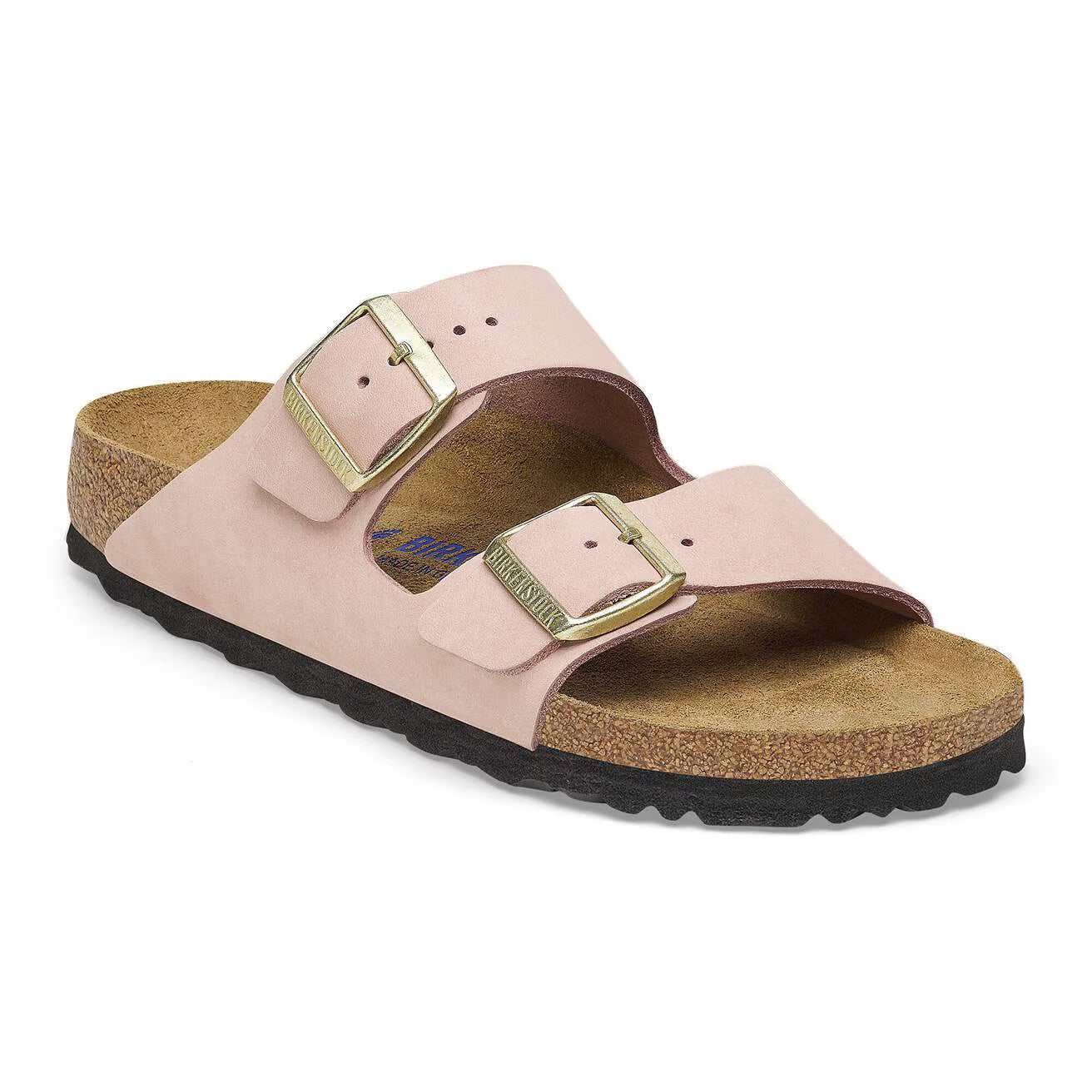 BIRKENSTOCK - Sandale ARIZONA - Nubuck - Rose pâle