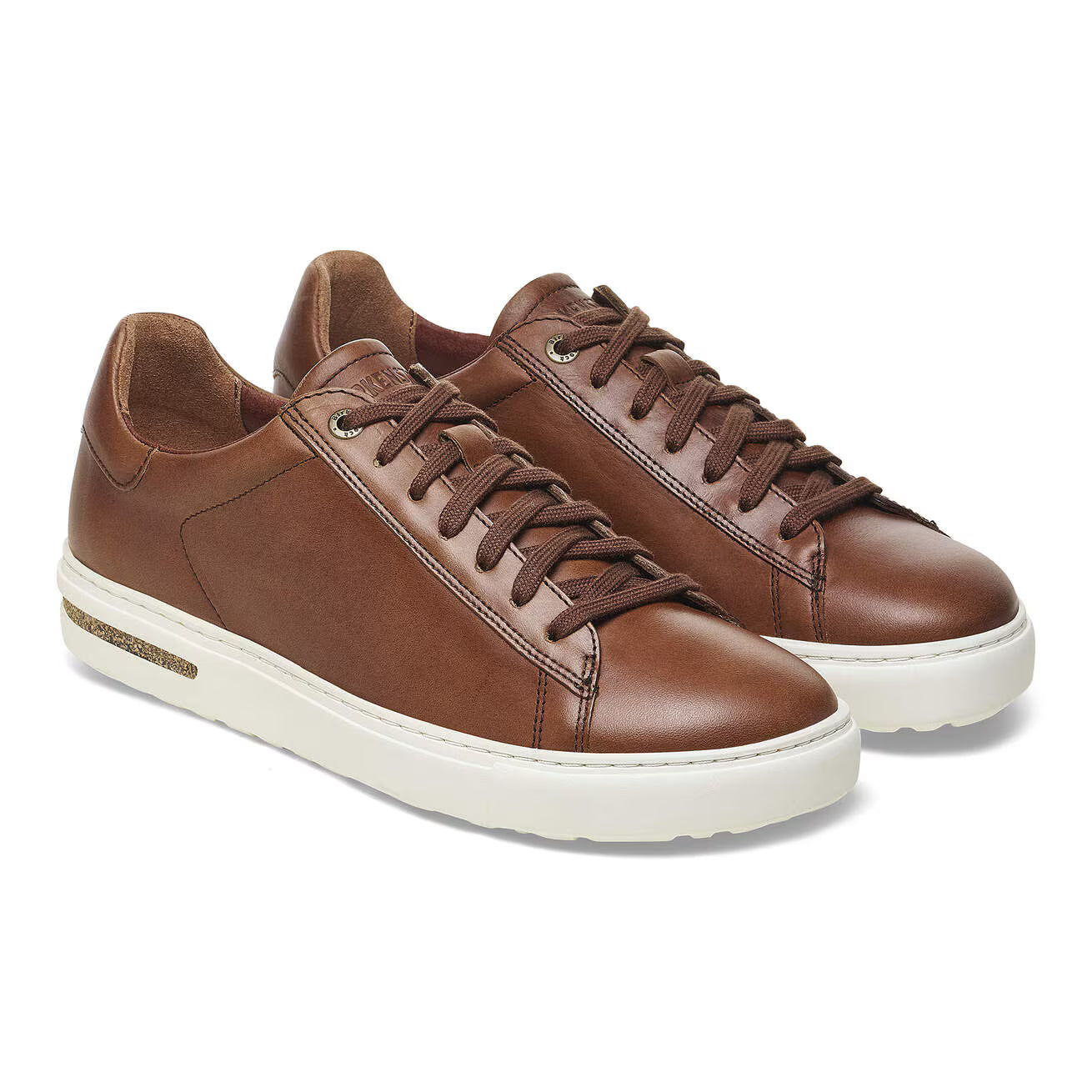 BIRKENSTOCK - Basket BEND LOW - Cuir naturel - Cognac