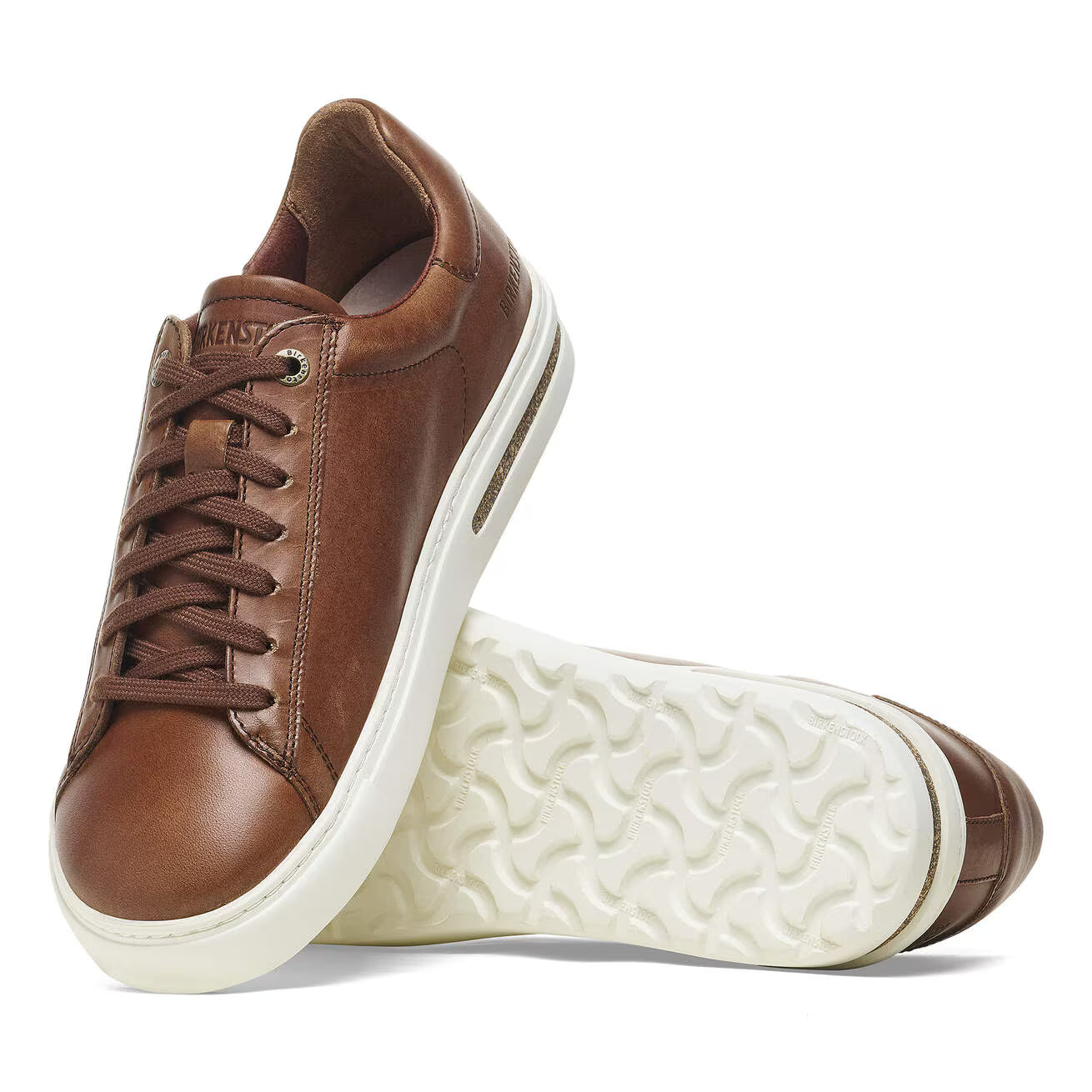BIRKENSTOCK - Basket BEND LOW - Cuir naturel - Cognac