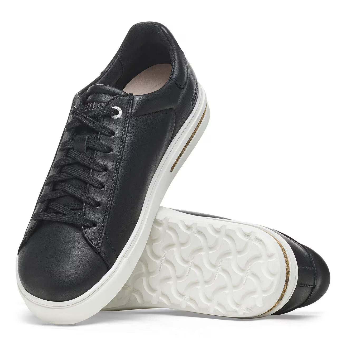 BIRKENSTOCK - Basket BEND LOW - Cuir naturel - Noir