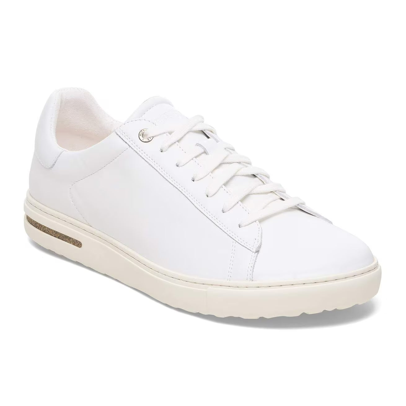 BIRKENSTOCK - Basket BEND LOW - Cuir naturel - Blanc