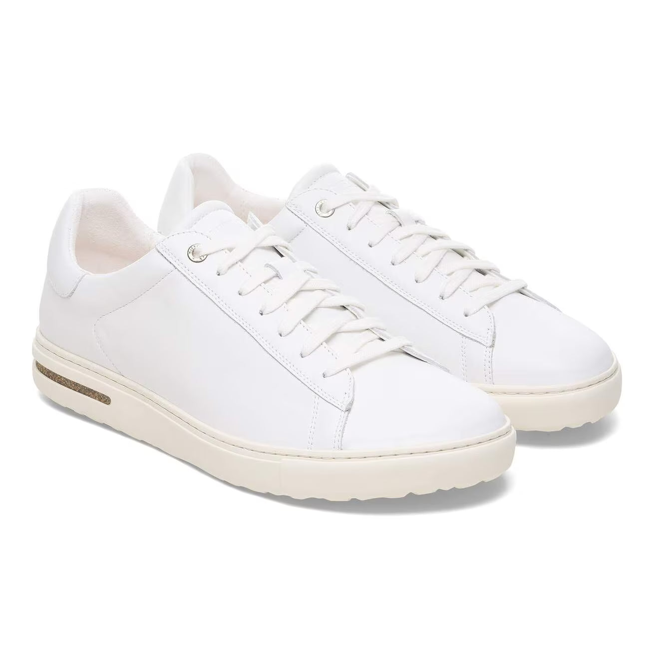 BIRKENSTOCK - Basket BEND LOW - Cuir naturel - Blanc