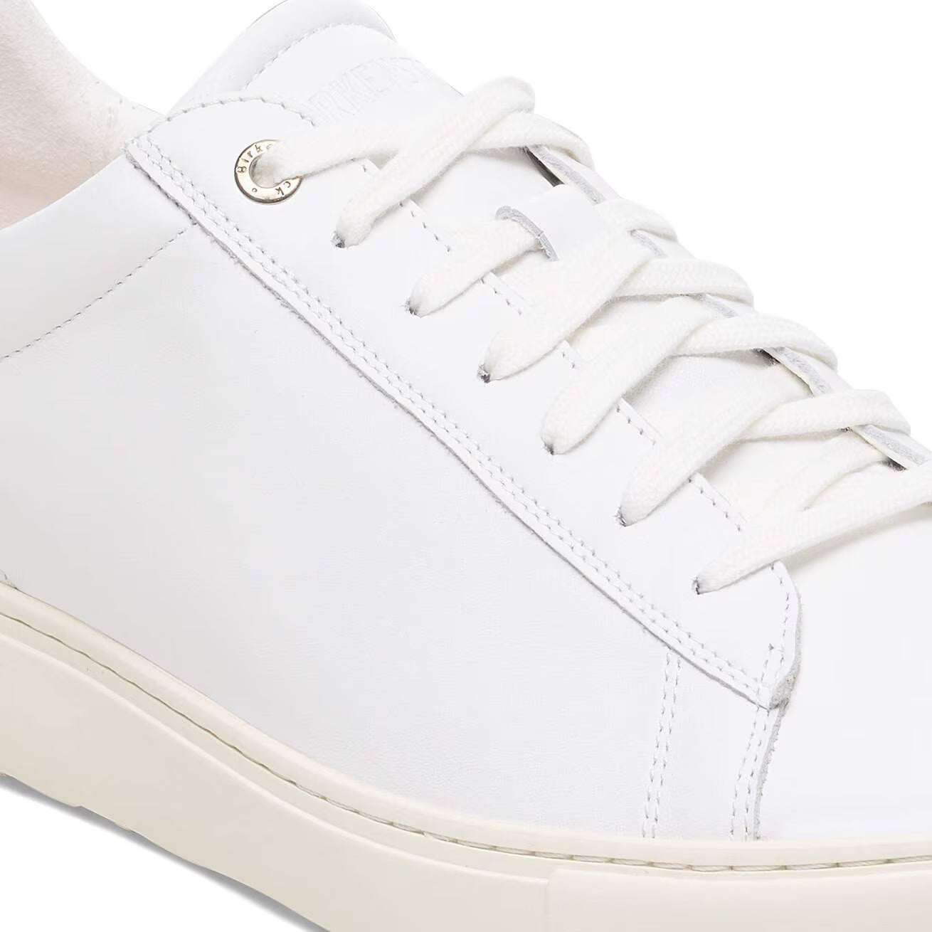 BIRKENSTOCK - Basket BEND LOW - Cuir naturel - Blanc