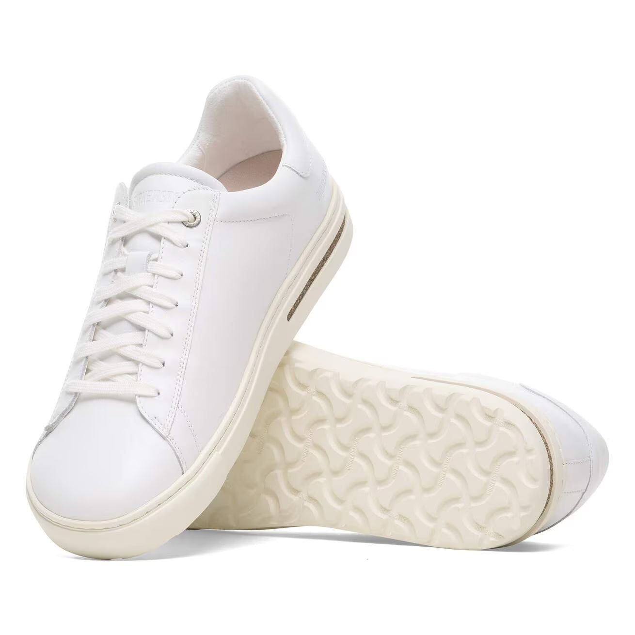 BIRKENSTOCK - Basket BEND LOW - Cuir naturel - Blanc