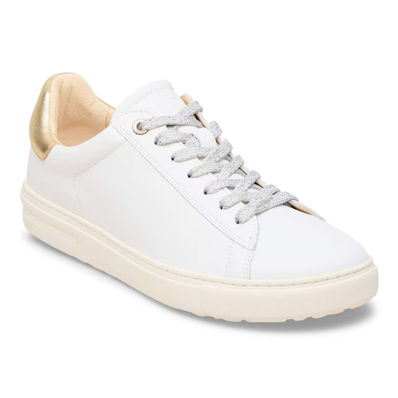 BIRKENSTOCK - Basket BEND LOW - Cuir naturel - Blanc Doré