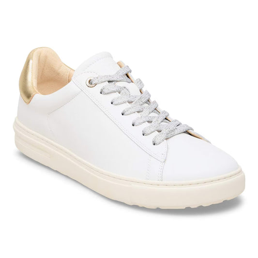 BIRKENSTOCK - Basket BEND LOW - Cuir naturel - Blanc Doré