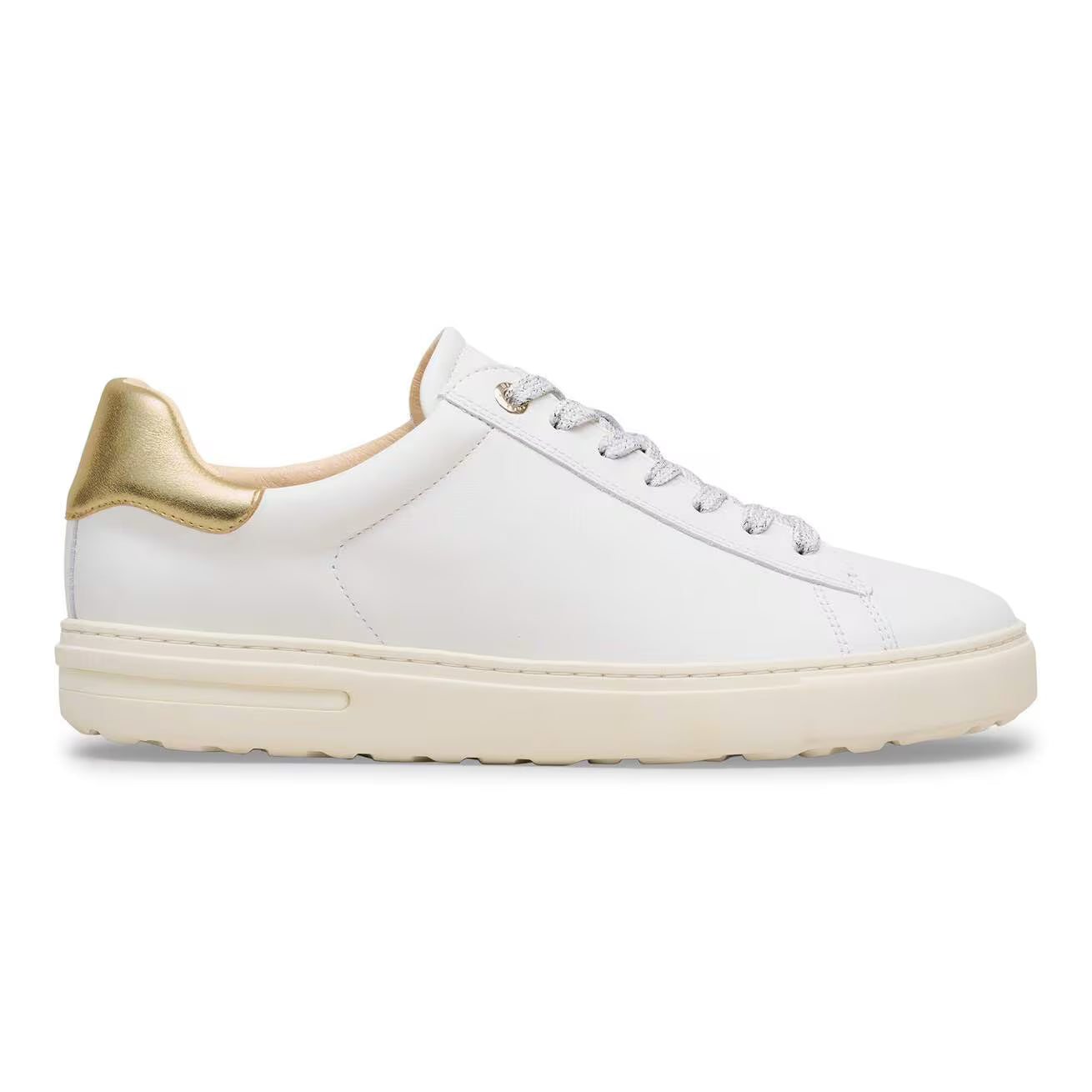 BIRKENSTOCK - Basket BEND LOW - Cuir naturel - Blanc Doré