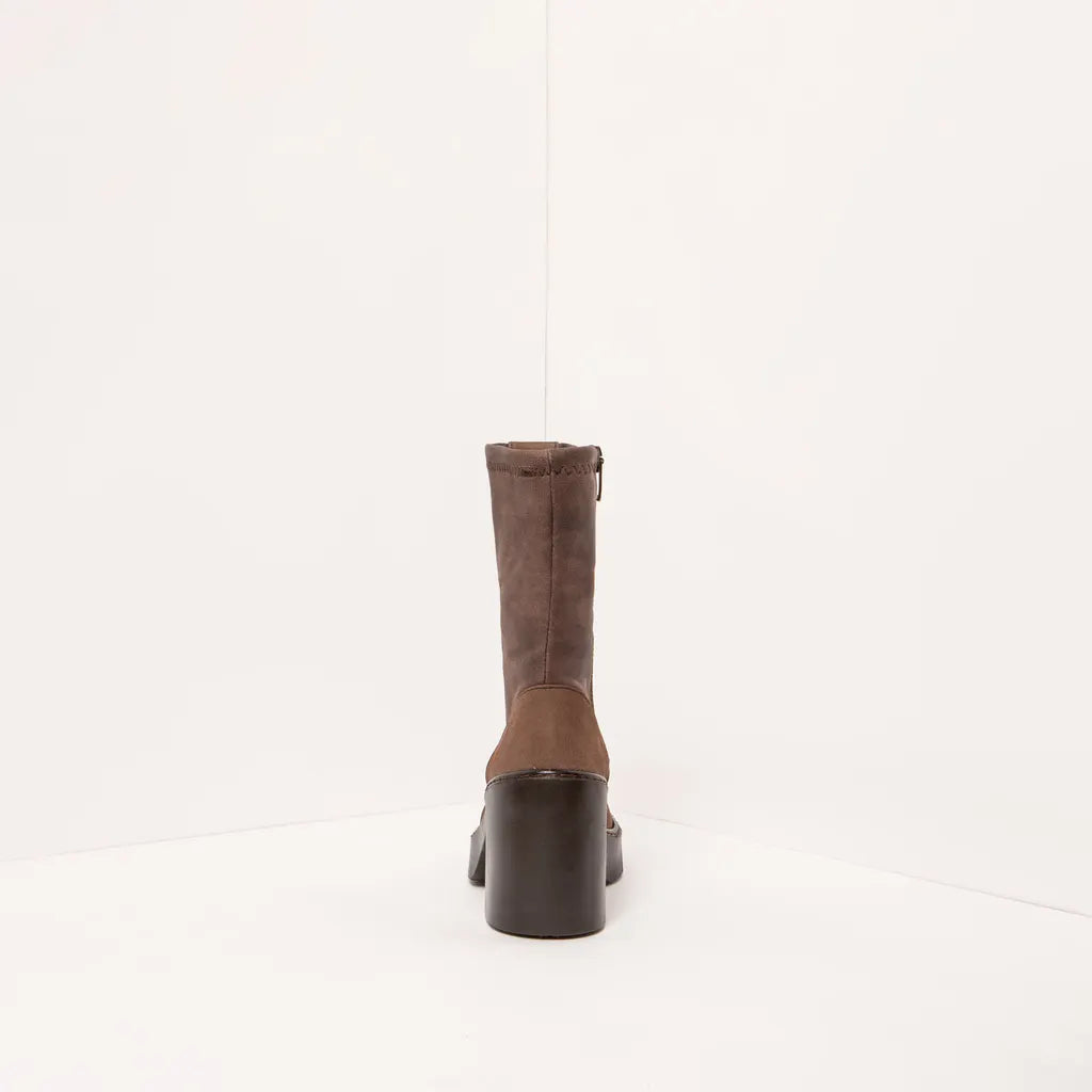 ART COMPANY - Bottine Berna - Nubuck - Marron