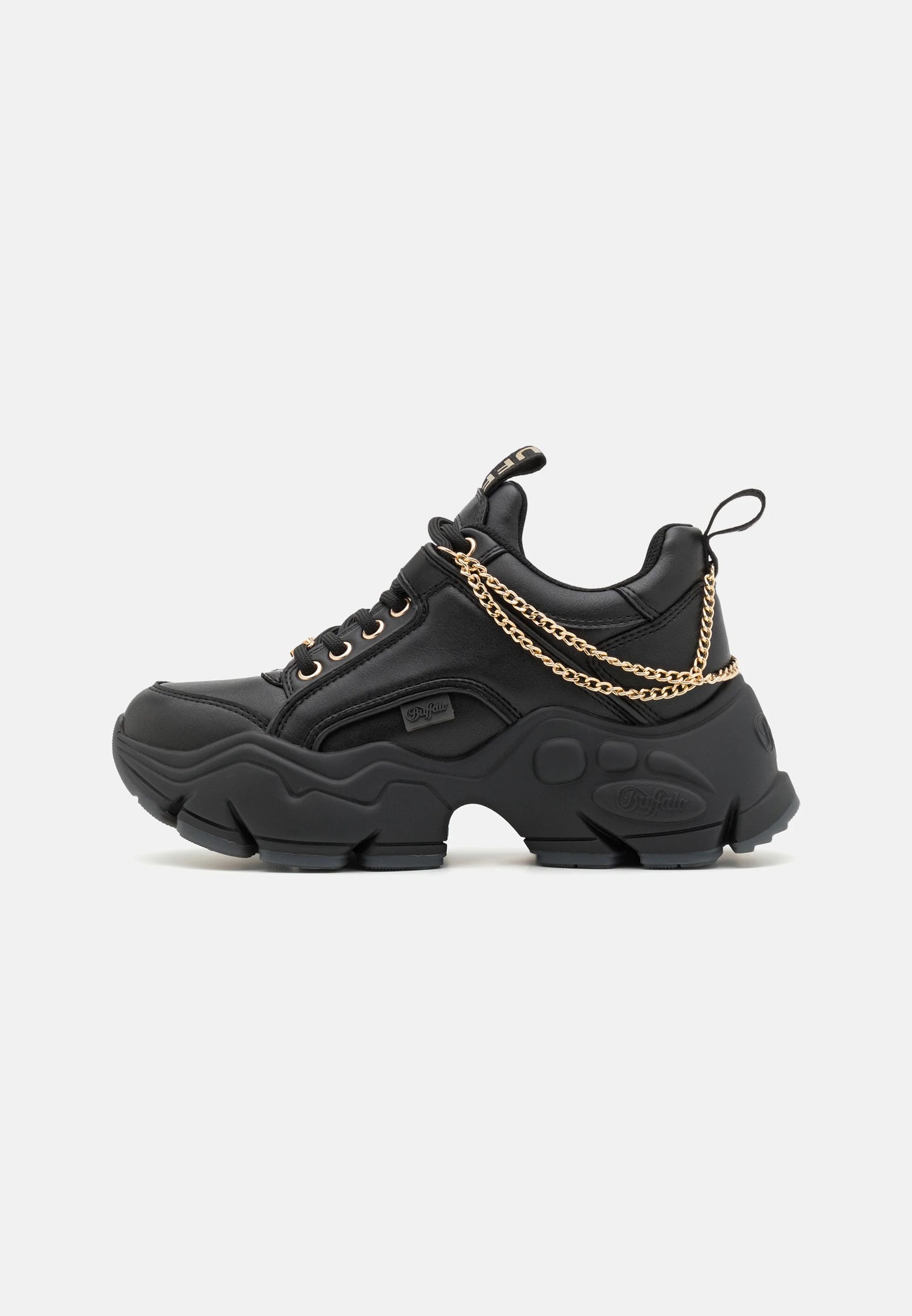 BUFFALO - Sneakers plateformes BINARY - Chaîne - Noir