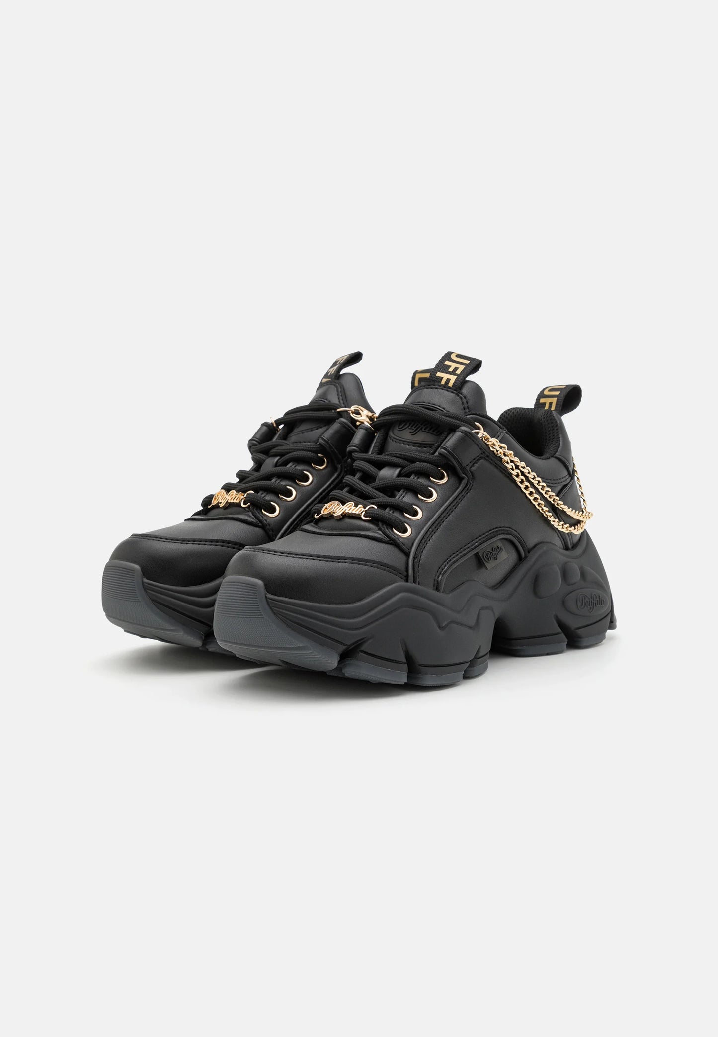 BUFFALO - Sneakers plateformes BINARY - Chaîne - Noir