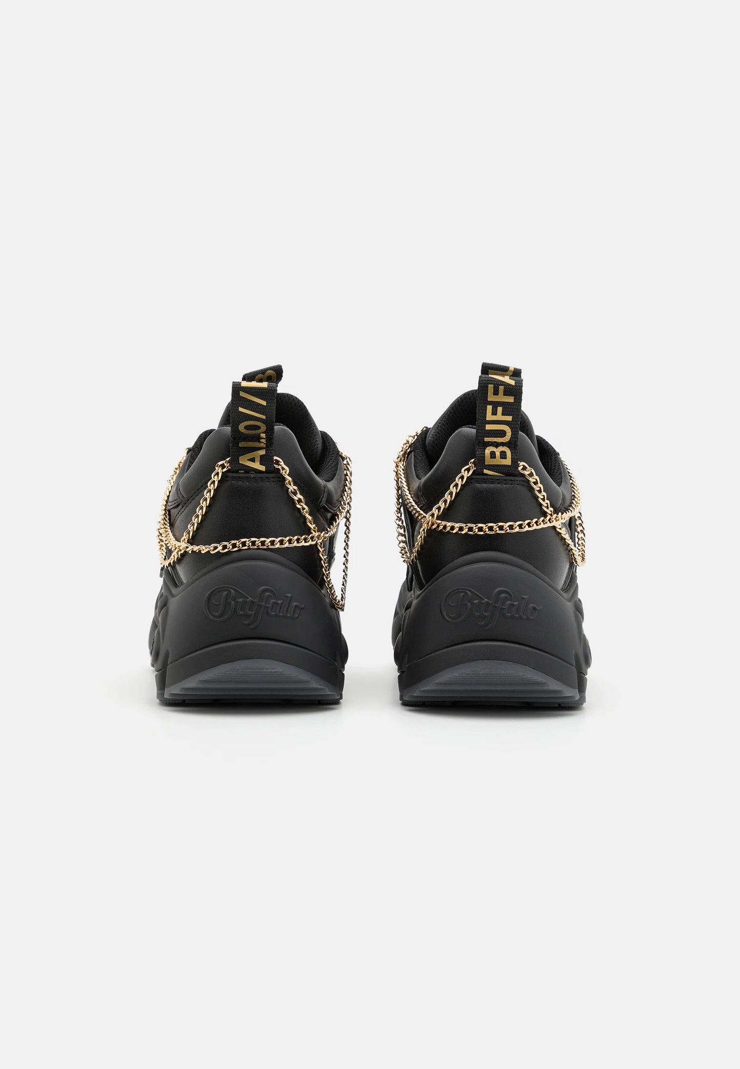 BUFFALO - Sneakers plateformes BINARY - Chaîne - Noir