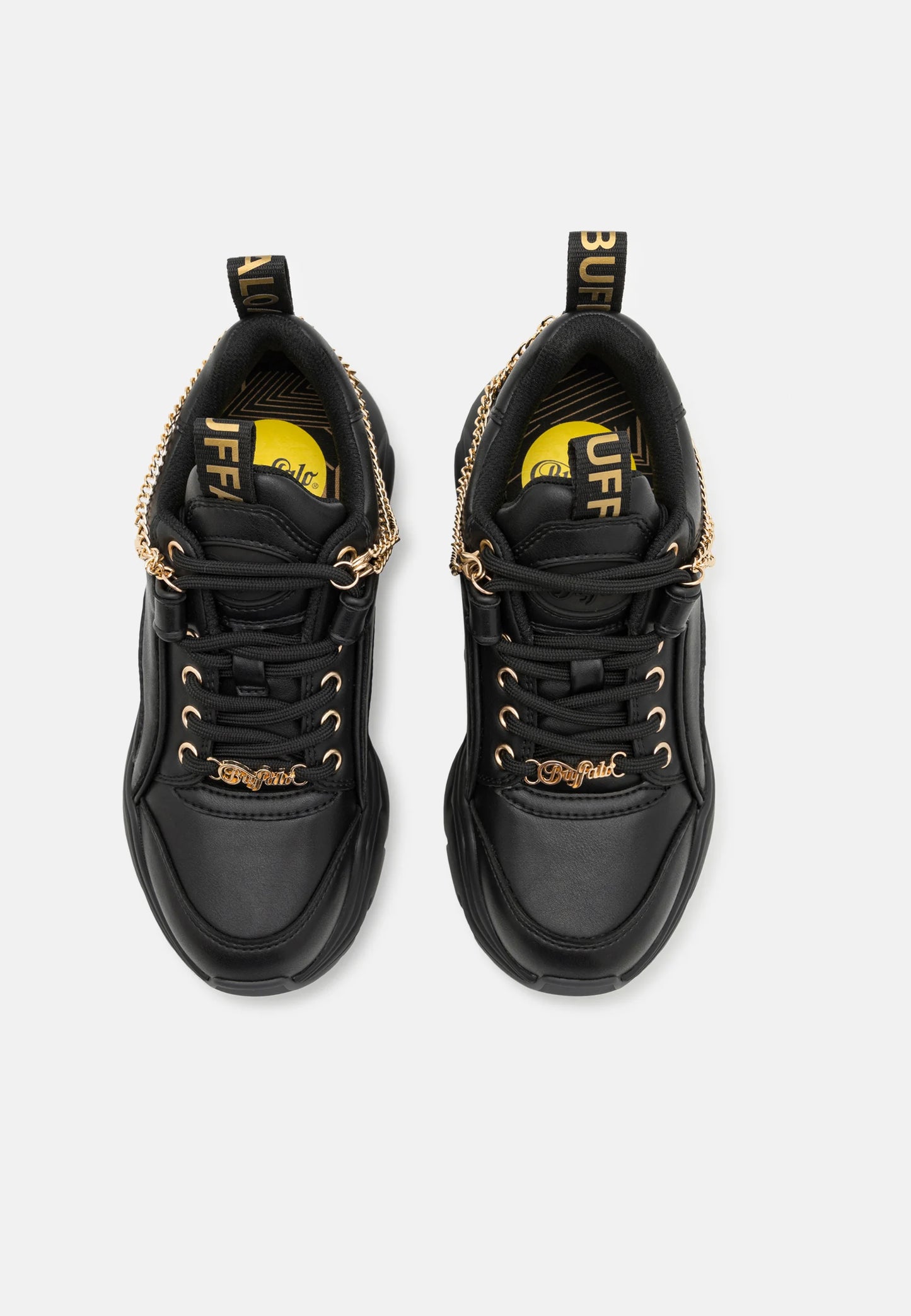BUFFALO - Sneakers plateformes BINARY - Chaîne - Noir