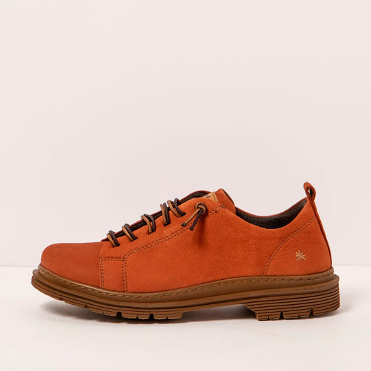 ART COMPANY - Basket Birmingham - Nubuck - Orange foncé