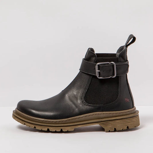 ART COMPANY - Bottine Birmingham - Noir et bronze