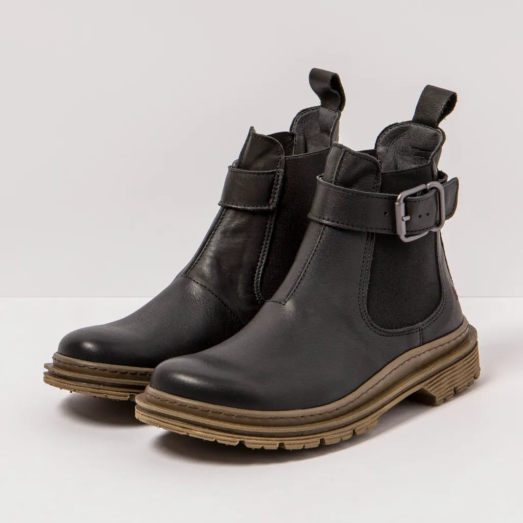 ART COMPANY - Bottine Birmingham - Noir et bronze