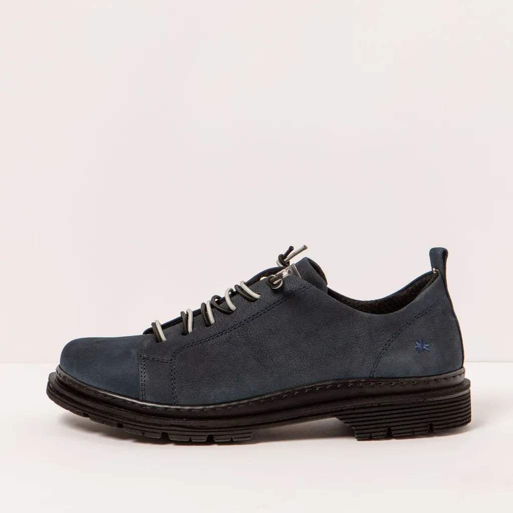 ART COMPANY - Basket Birmingham - Nubuck - Bleu marine