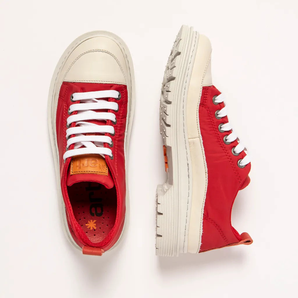 ART COMPANY - Basket Birmingham - Nylon - Rouge