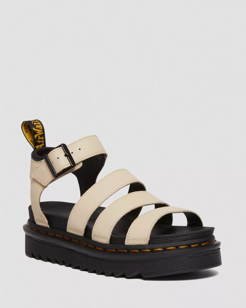 DR. MARTENS - Sandales BLAIRE - Cuir Pisa - Beige