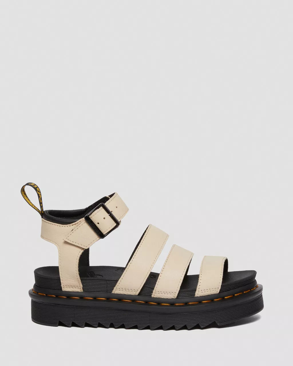 DR. MARTENS - Sandales BLAIRE - Cuir Pisa - Beige