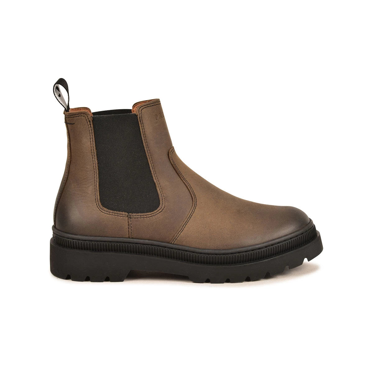 Pataugas VITUS chelsea boots cuir taupe femme