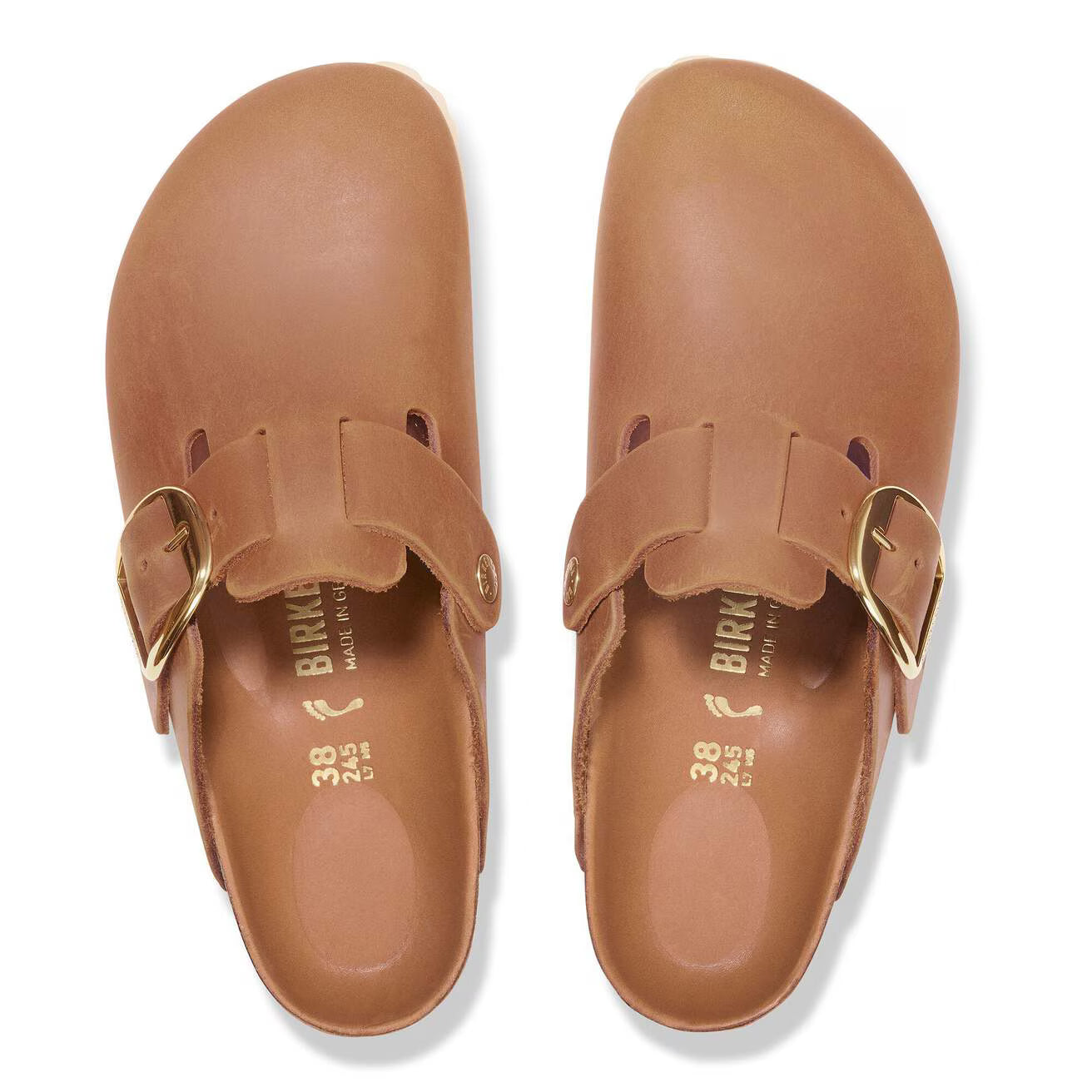BIRKENSTOCK - Mule BOSTON - Grosse boucle - Cognac