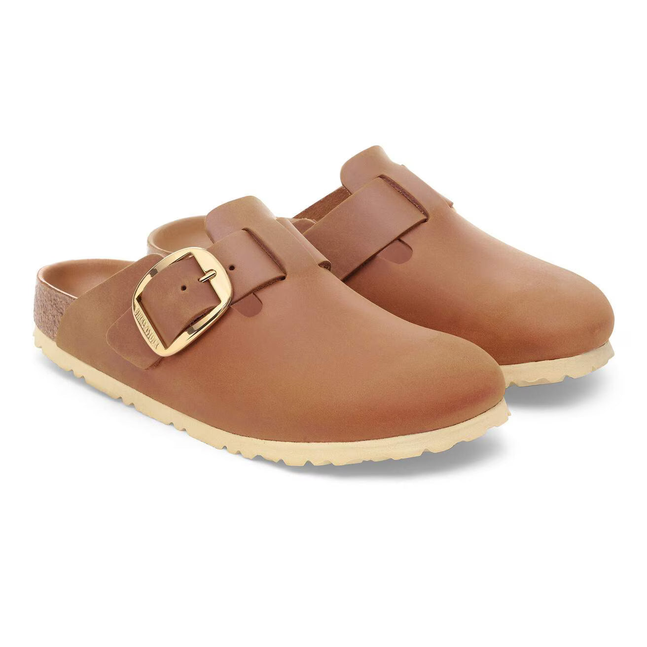 BIRKENSTOCK - Mule BOSTON - Grosse boucle - Cognac