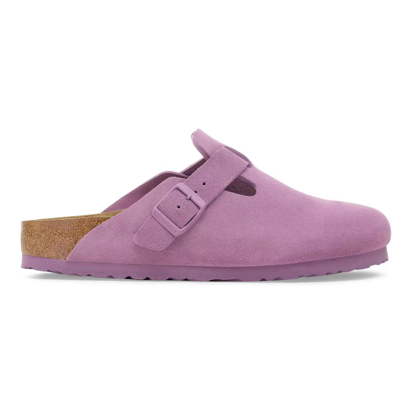 BIRKENSTOCK - Mule BOSTON - Suède - Mauve