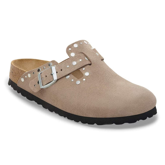 BIRKENSTOCK - Mule BOSTON RIVET - Taupe