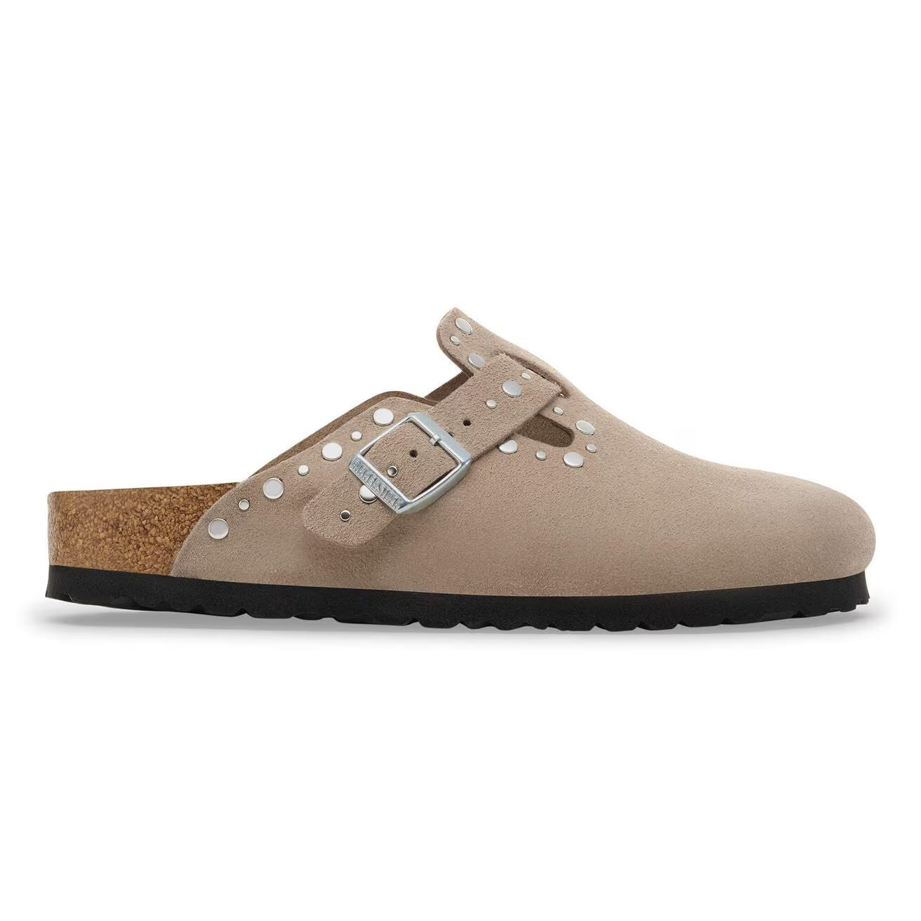 BIRKENSTOCK - Mule BOSTON RIVET - Taupe