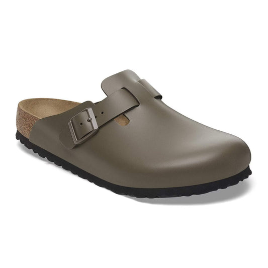 BIRKENSTOCK - Mule BOSTON - Cuir naturel - Concrete gray