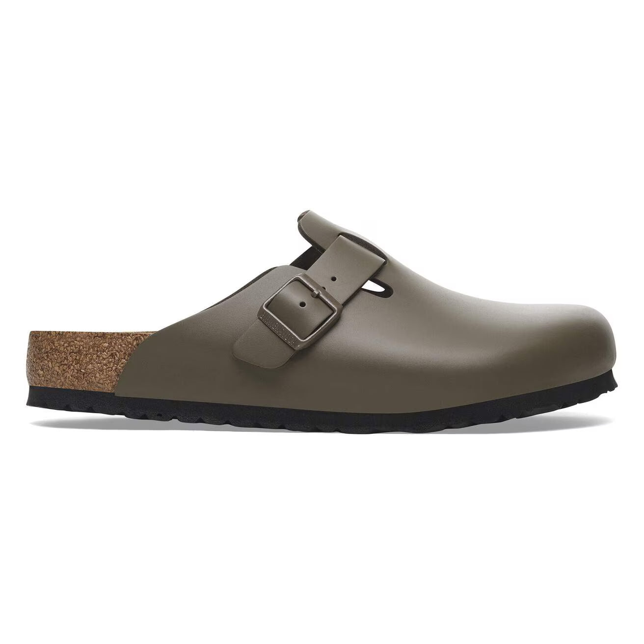 BIRKENSTOCK - Mule BOSTON - Cuir naturel - Concrete gray