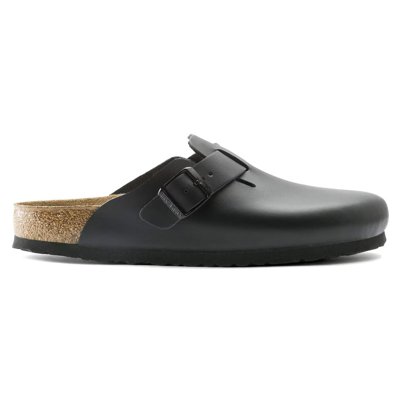 BIRKENSTOCK - Mule BOSTON - Cuir naturel - Noir