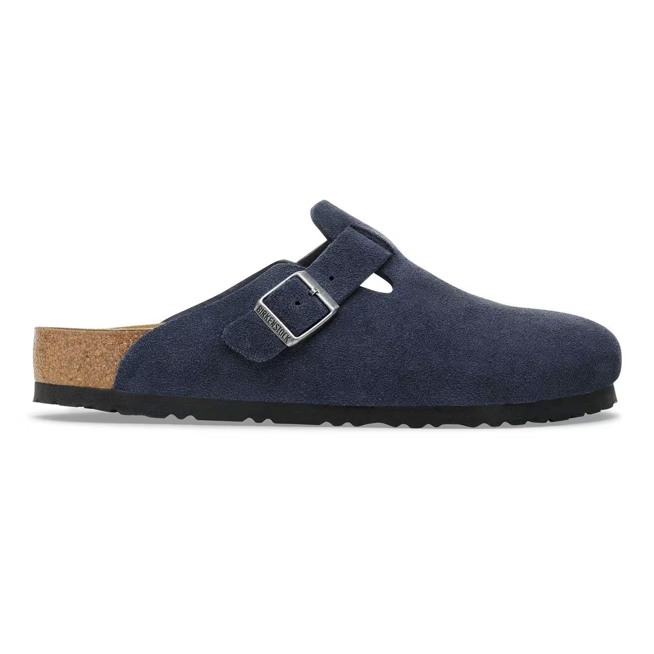 BIRKENSTOCK - Mule BOSTON - Suède - New navy