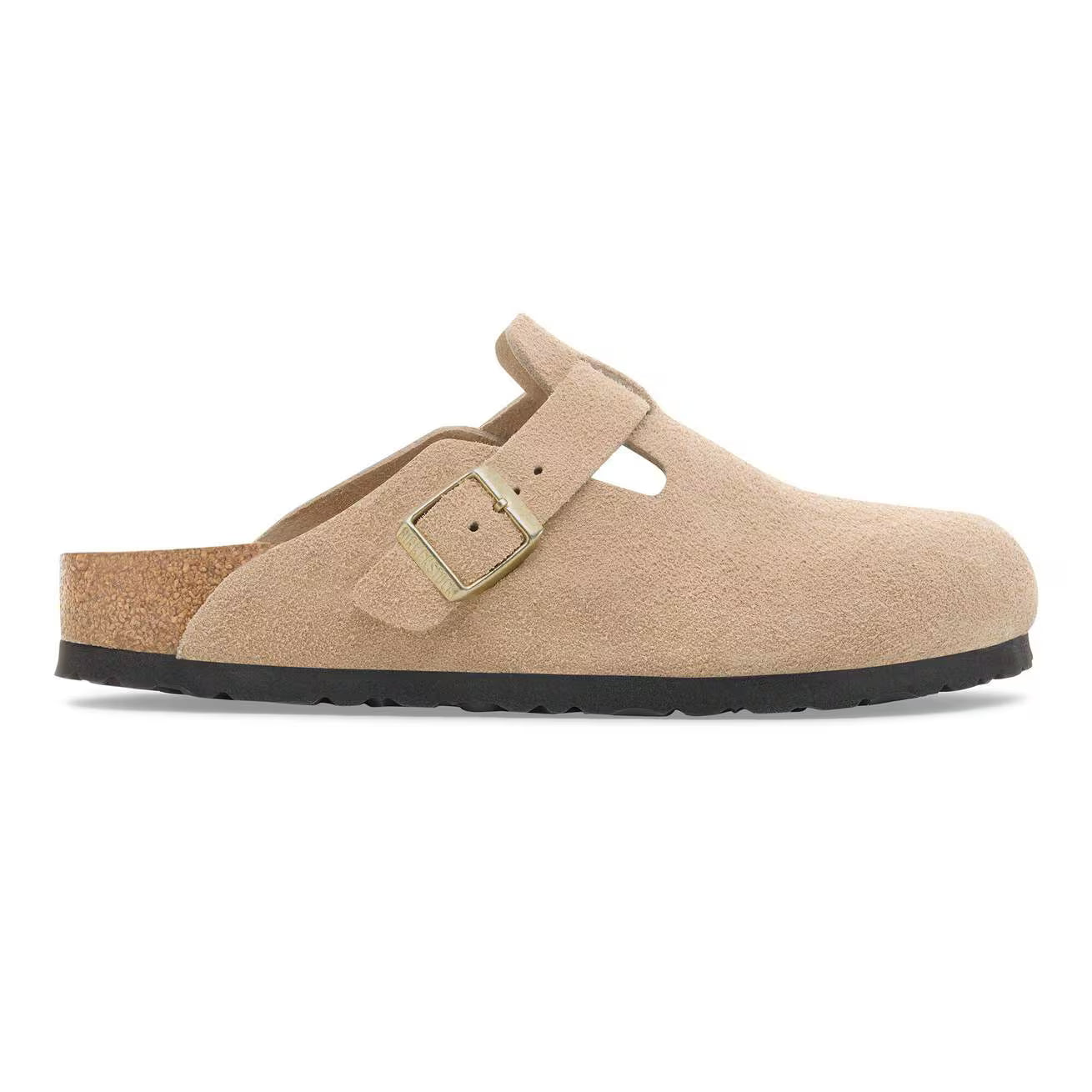 BIRKENSTOCK - Mule BOSTON - Suède - Sandcastle