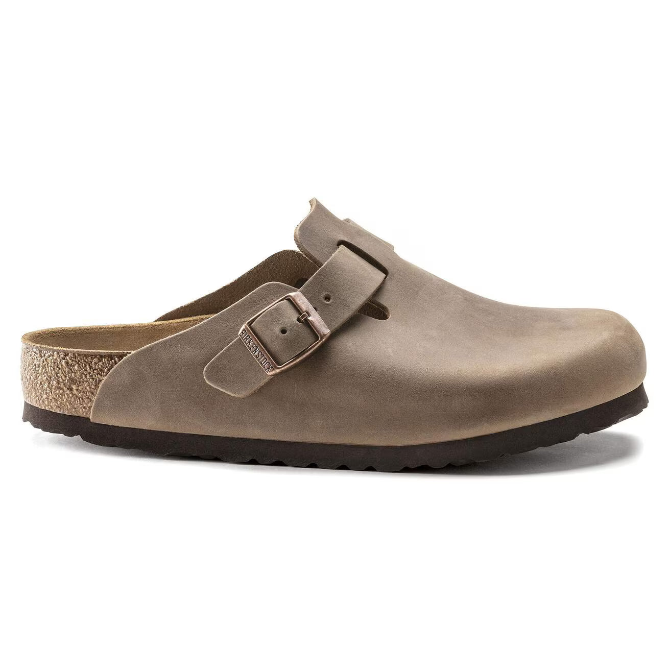 BIRKENSTOCK - Sabot BOSTON - Cuir huilé - Tobacco