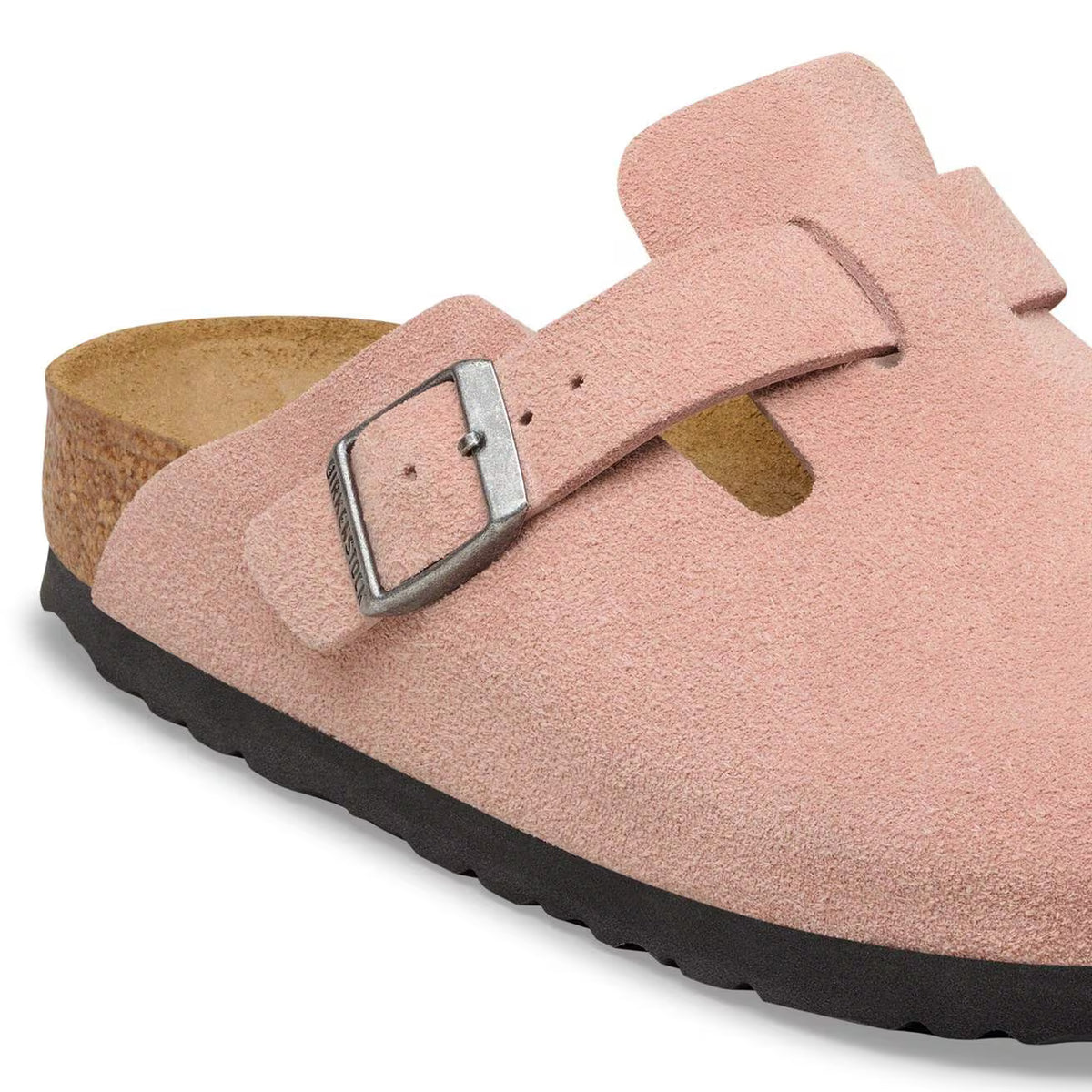 BIRKENSTOCK - Sabots BOSTON - Suédé - Pink clay
