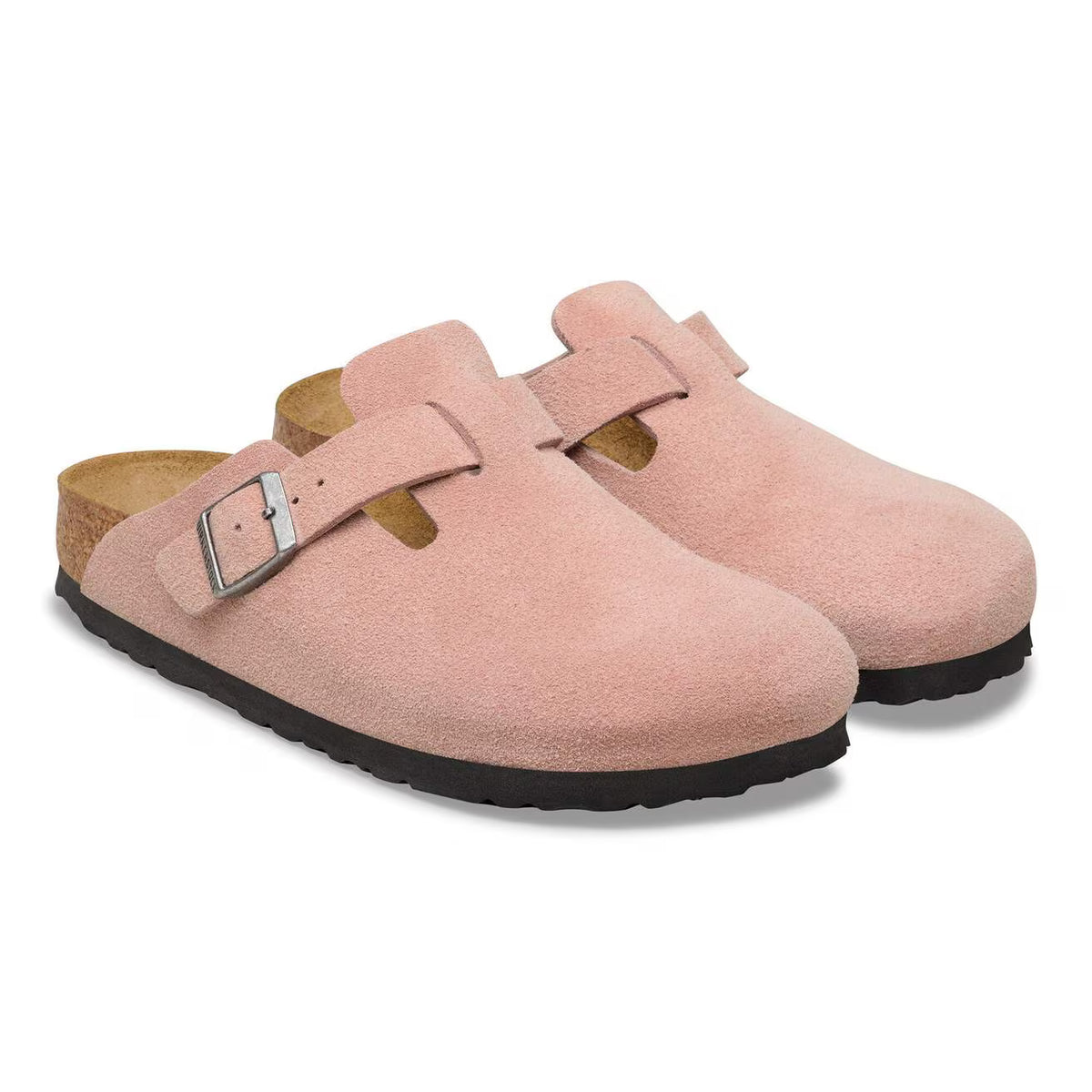 BIRKENSTOCK - Sabots BOSTON - Suédé - Pink clay