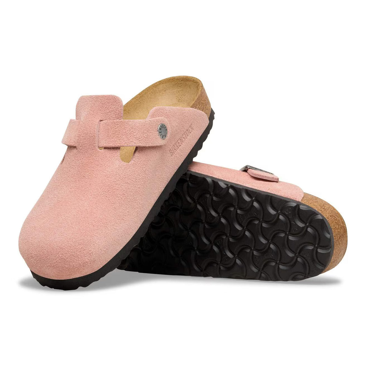 BIRKENSTOCK - Sabots BOSTON - Suédé - Pink clay