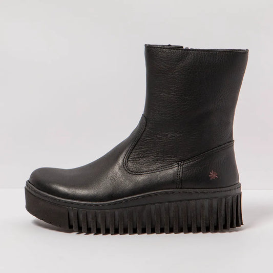 ART COMPANY - Bottine Brighton - Cuir - Noir