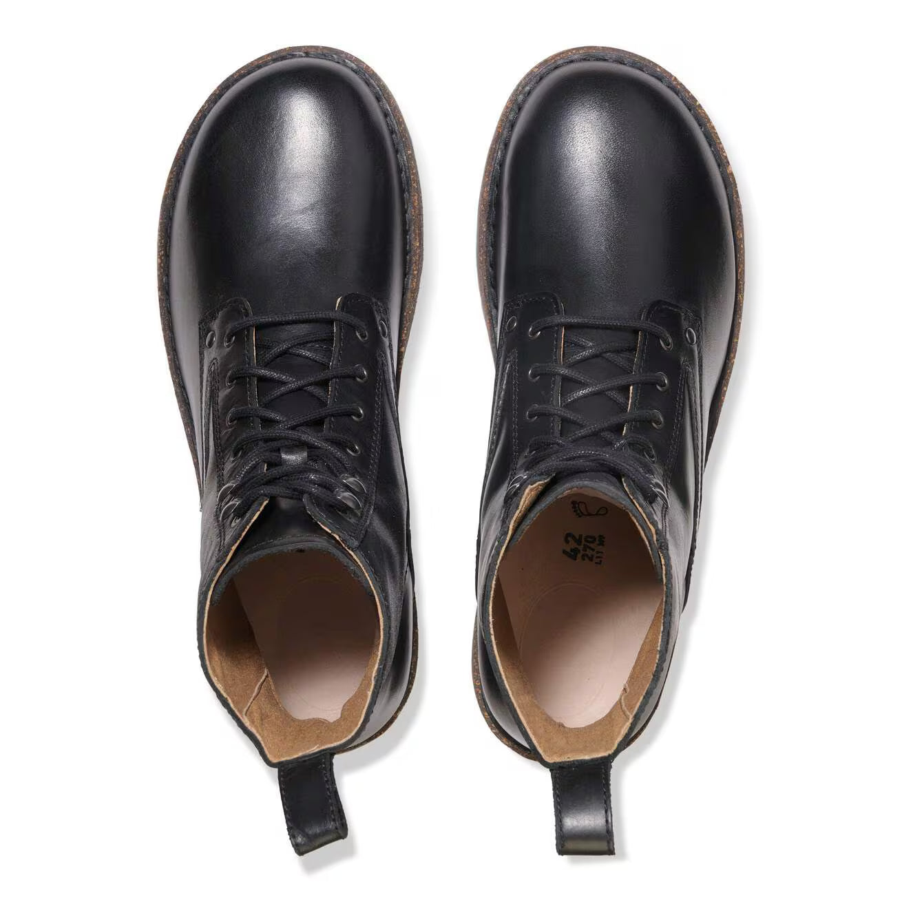 BIRKENSTOCK - Boots BRYSON - Cuir naturel - Noir