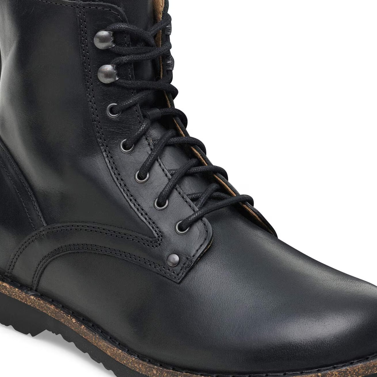 BIRKENSTOCK - Boots BRYSON - Cuir naturel - Noir