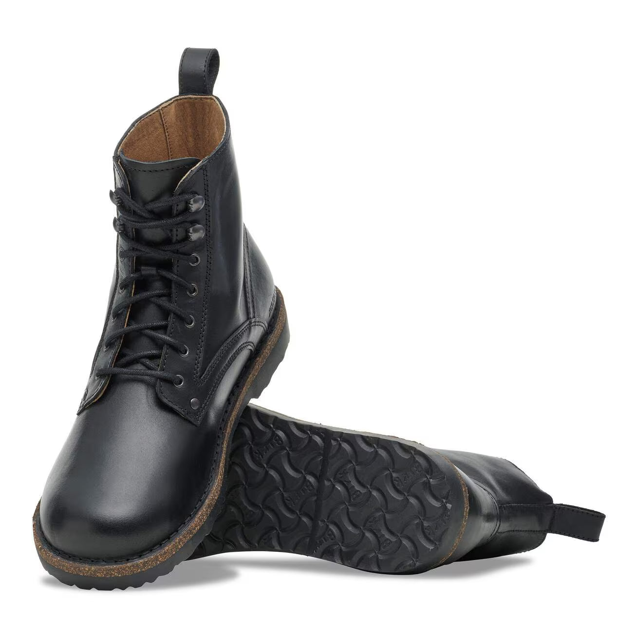 BIRKENSTOCK - Boots BRYSON - Cuir naturel - Noir