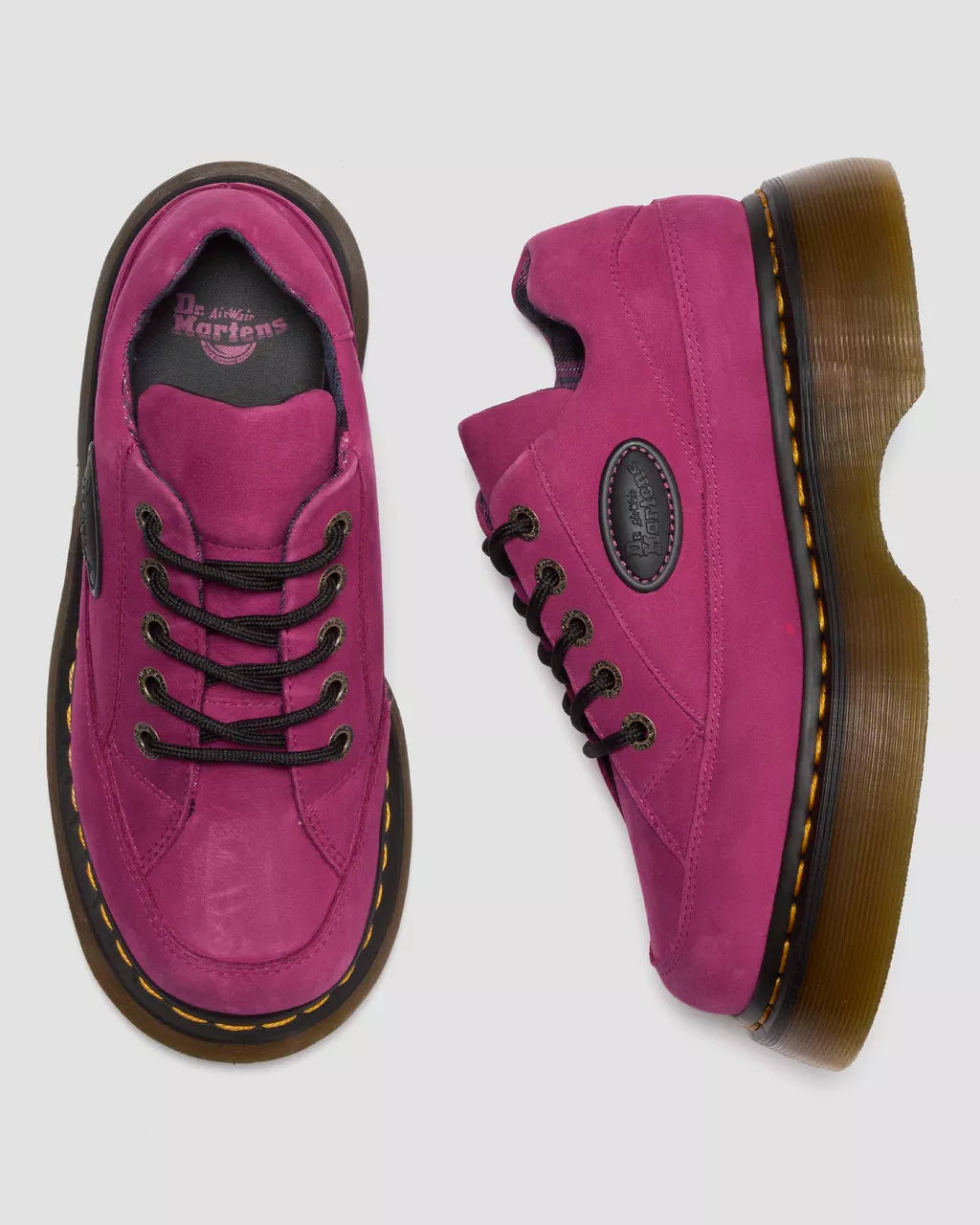 DR. MARTENS - Baskets BUZZ 5I - Nubuck - Fuschia