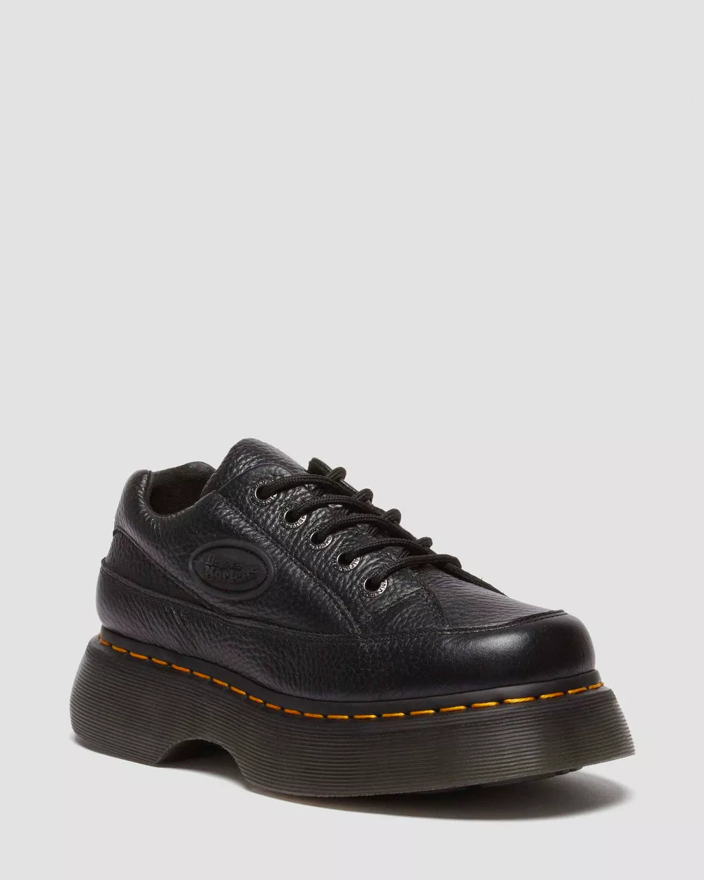 DR. MARTENS - Baskets BUZZ 5I - Cuir NAPPA - Noir
