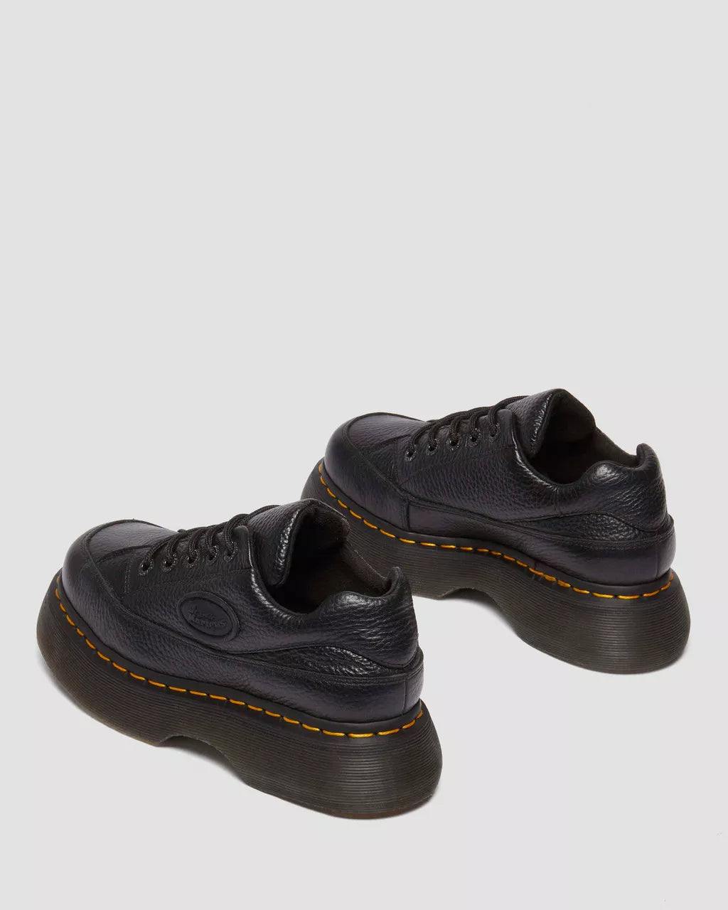 DR. MARTENS - Baskets BUZZ 5I - Cuir NAPPA - Noir