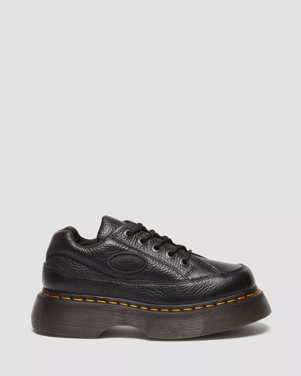 DR. MARTENS - Baskets BUZZ 5I - Cuir NAPPA - Noir