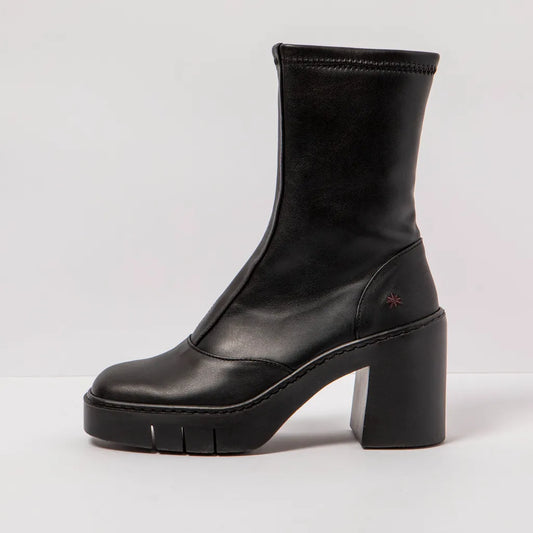 ART COMPANY - Bottine Berna - Cuir - Noir