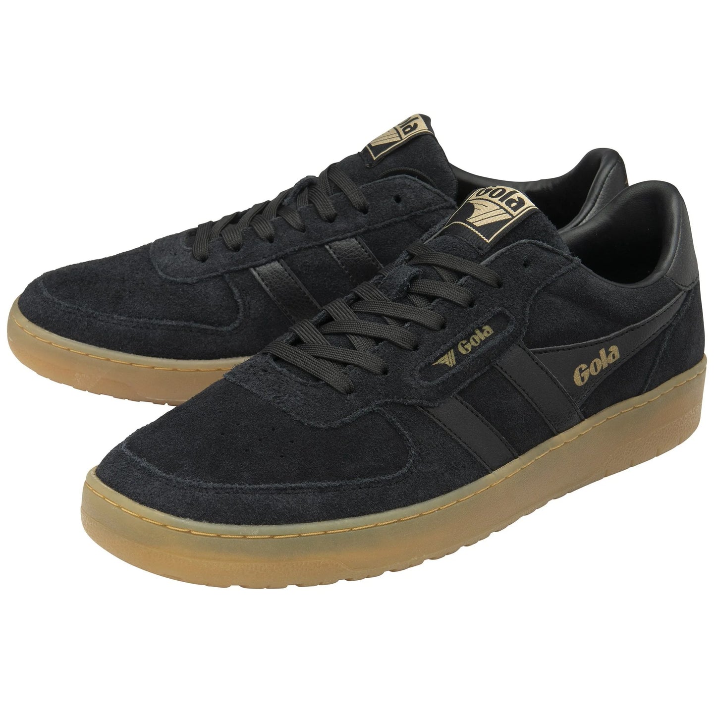GOLA - Basket HAWK - Daim - Black/Gum
